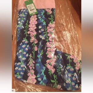 NWT Lilly Pulitzer Quilted Christmas stocking